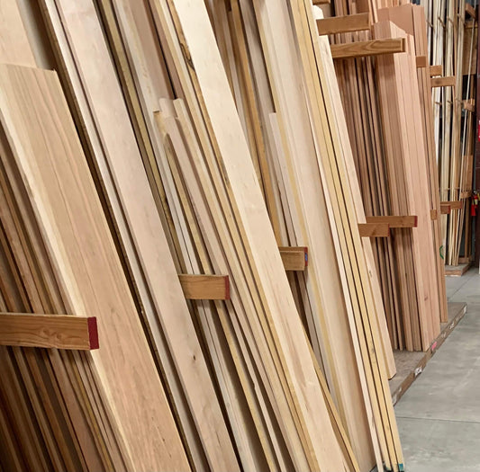 Hardwood Lumber Display