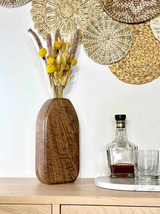 Walnut Bud Vase